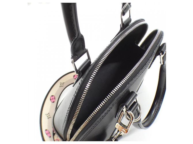 Louis Vuitton Epi Alma BB Handbag Black - view 10