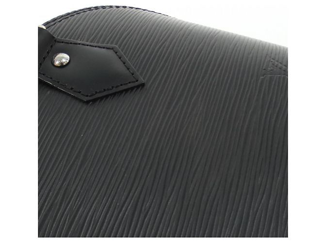 Louis Vuitton Epi Alma BB Handbag Black - view 6