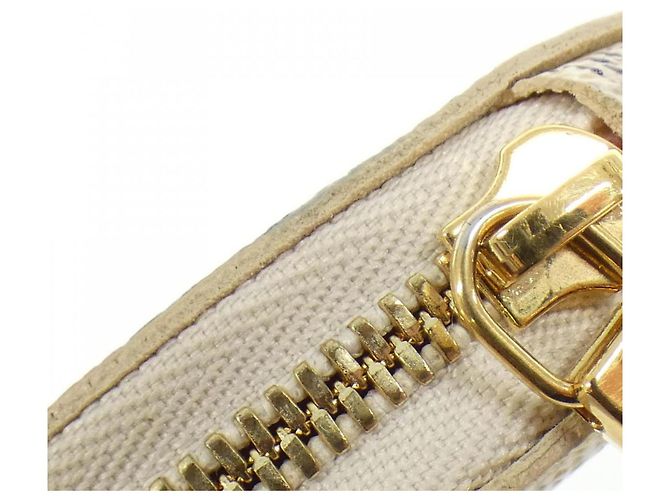 Vivienne Portafoglio Damier Azur Louis Vuitton Blu - vista 3