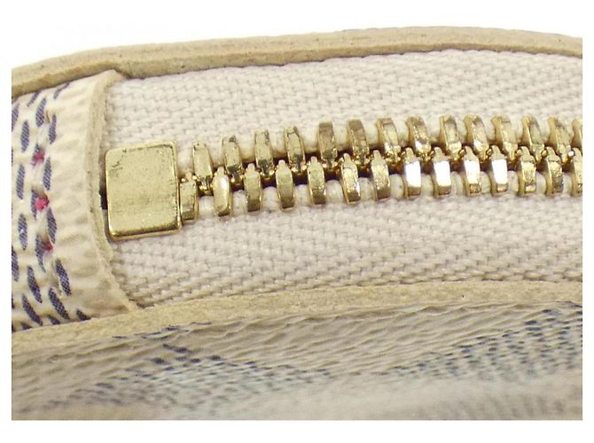 Vivienne Portafoglio Damier Azur Louis Vuitton Blu - vista 4