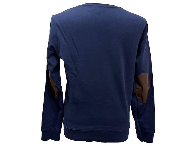 Autre Marque Suéter A.P.C em algodão azul marinho - vista 3