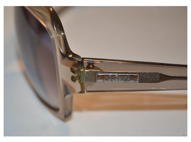 Óculos de sol Moschino M3686S Oversized Cinza - vista 4