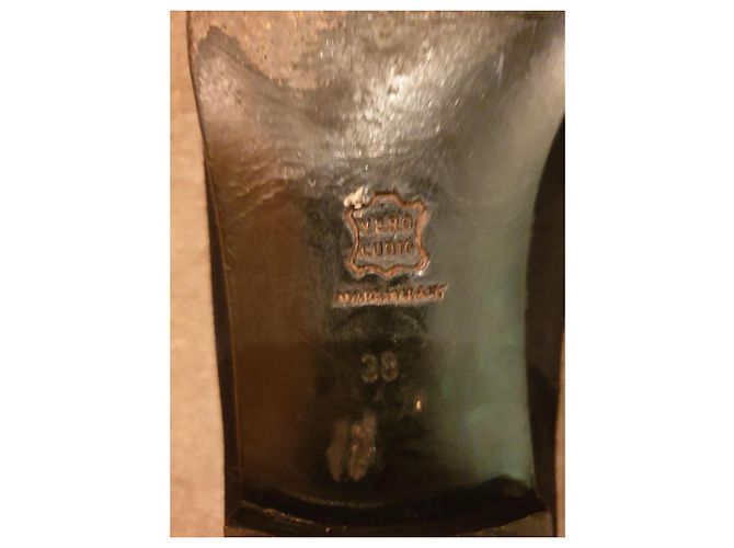 Pumps Gianni Versace Modello Naxos Oro 1571 D'oro - vista 4