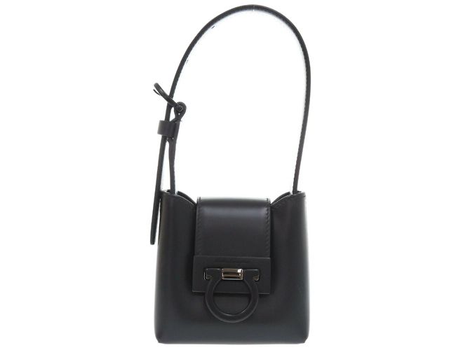 Borsa Gancini Trifoglio di Salvatore Ferragamo Nero - vista 2
