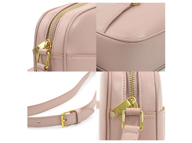 Céline Borsa a spalla in pelle rosa Celine - vista 3