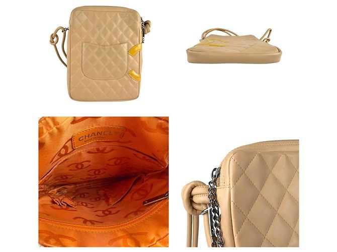 Sac à main Chanel Cambon Line Beige - vue 3