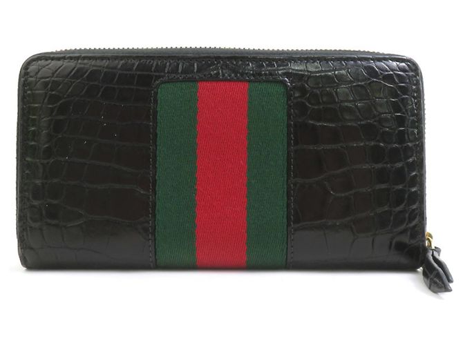 Portafoglio lungo da uomo Gucci in pelle nera Nero - vista 2