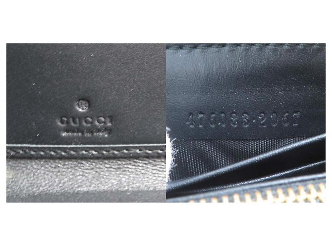 Portafoglio lungo da uomo Gucci in pelle nera Nero - vista 5