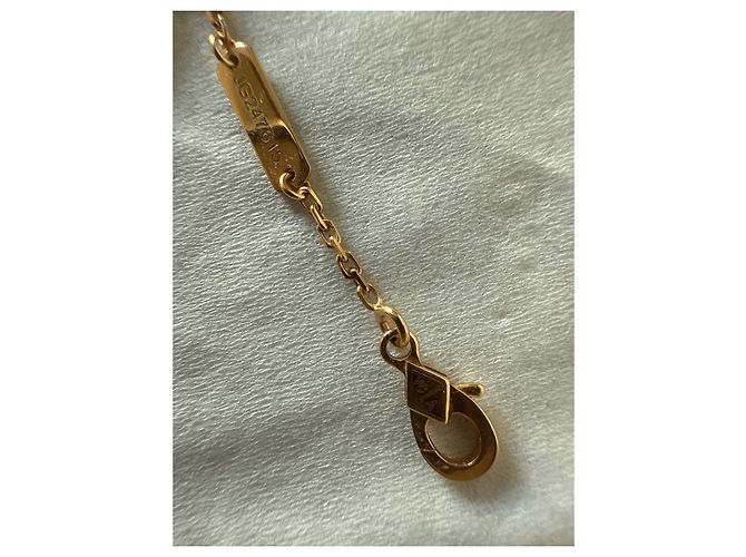 Van Cleef & Arpels Vintage Alhambra Halskette Perlmutt Anthrazit Anthrazitgrau - Ansicht 7