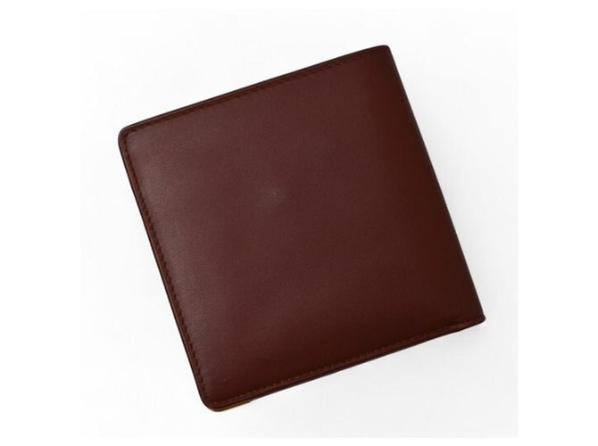 Portafoglio bifold Must de Cartier per uomo Bordò - vista 4