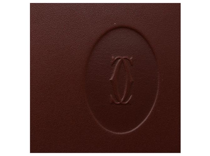 Portafoglio bifold Must de Cartier per uomo Bordò - vista 5
