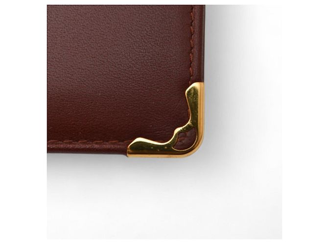 Portafoglio bifold Must de Cartier per uomo Bordò - vista 6