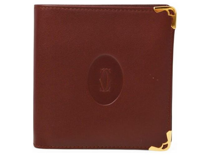 Portafoglio Bifold Must de Cartier per Uomo Bordò - vista 2