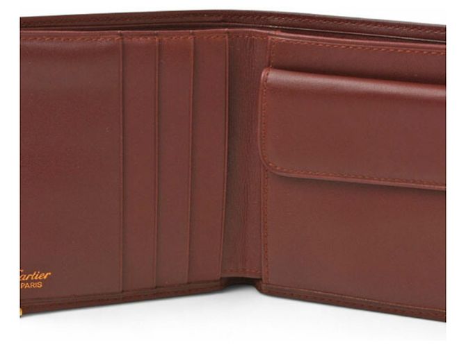 Portafoglio Bifold Must de Cartier per Uomo Bordò - vista 8