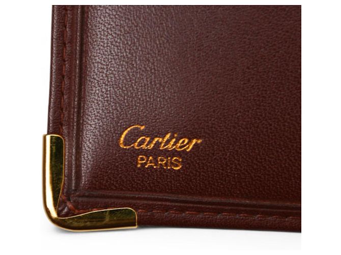 Portafoglio Bifold Must de Cartier per Uomo Bordò - vista 9