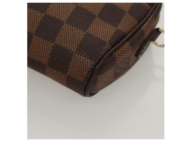 LOUIS VUITTON Borsa a Spalla Damier Ebene Ipanema PM N51294 LV Auth 133093 - vista 14