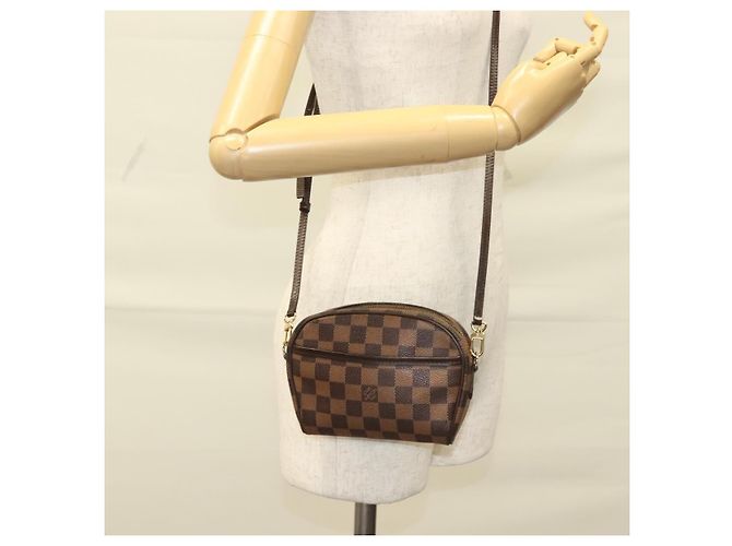 LOUIS VUITTON Borsa a Spalla Damier Ebene Ipanema PM N51294 LV Auth 133093 - vista 19