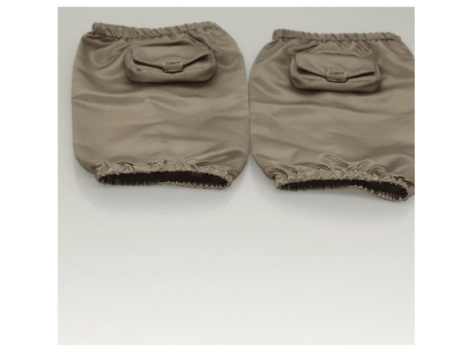 Calze FENDI Scaldamuscoli in Nylon set Verde Auth sw1244 - vista 5