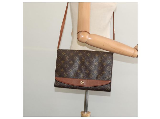 LOUIS VUITTON Borsa a Spalla Monogram Bordeaux 27 M51797 LV Auth ep10041 Monogramma - vista 22