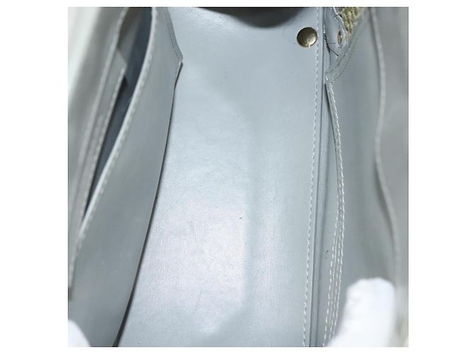 BALENCIAGA Hand Bag Leather 2way Gray Gold Auth bs28318 - view 11