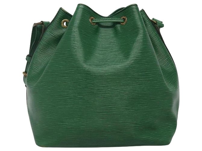 Noe LOUIS VUITTON Epi Petit Noé Borsa a Spalla Verde M44104 LV Auth yk19009 - vista 2
