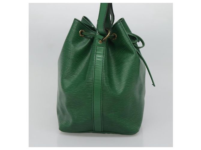 Noe LOUIS VUITTON Epi Petit Noé Borsa a Spalla Verde M44104 LV Auth yk19009 - vista 3