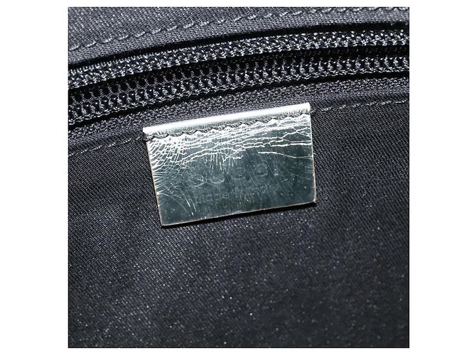 Borsa a Spalla GG Canvas Gucci Argento 145857 Auth 134088 - vista 18