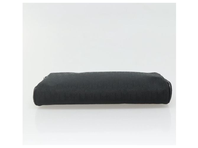 Borsa clutch in tela Trotter Christian Dior nera Auth ep10093 Nero - vista 6