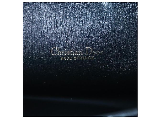 Borsa clutch in tela Trotter Christian Dior nera Auth ep10093 Nero - vista 9