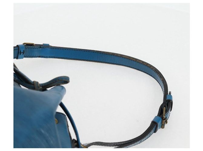 Noe LOUIS VUITTON Borsa a Spalla Petit Noé Epi Blu M44105 LV Auth 134536 - vista 14
