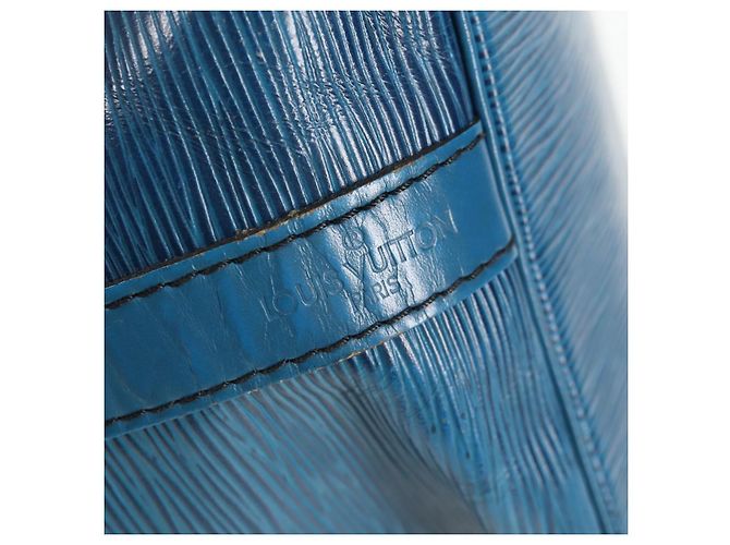 Noe LOUIS VUITTON Borsa a Spalla Petit Noé Epi Blu M44105 LV Auth 134536 - vista 18