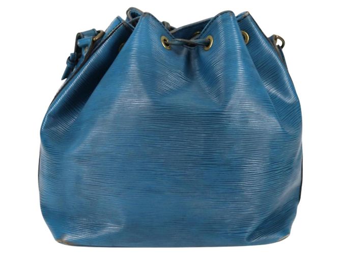 Noe LOUIS VUITTON Borsa a Spalla Petit Noé Epi Blu M44105 LV Auth 134536 - vista 2