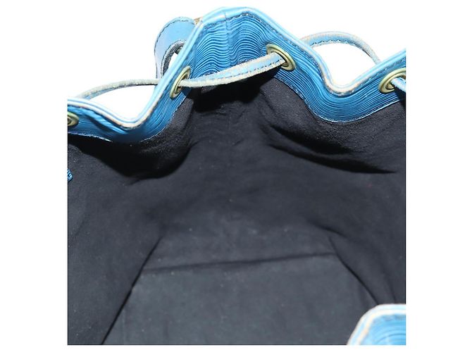 Noe LOUIS VUITTON Borsa a Spalla Petit Noé Epi Blu M44105 LV Auth 134536 - vista 22