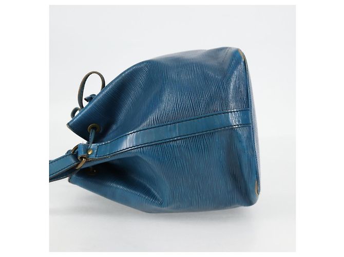 Noe LOUIS VUITTON Borsa a Spalla Petit Noé Epi Blu M44105 LV Auth 134536 - vista 3