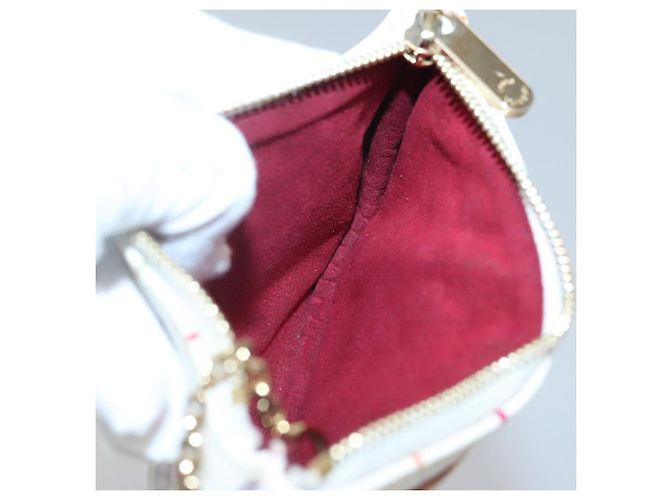 LOUIS VUITTON Pochette MM Monogram Multicolore Bianca M60028 LV Auth 136306 Bianco - vista 17