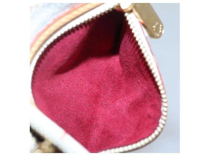 LOUIS VUITTON Pochette MM Monogram Multicolore Bianca M60028 LV Auth 136306 Bianco - vista 19