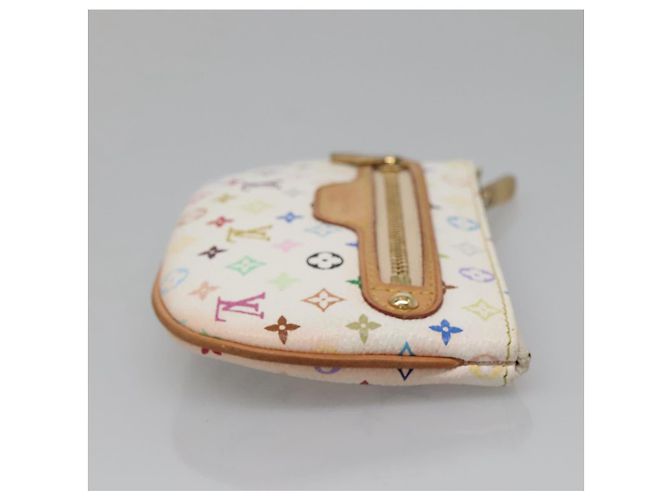 LOUIS VUITTON Pochette MM Monogram Multicolore Bianca M60028 LV Auth 136306 Bianco - vista 3