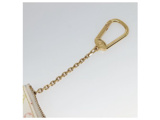 LOUIS VUITTON Pochette MM Monogram Multicolore Bianca M60028 LV Auth 136306 Bianco - vista 9