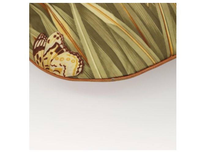 Borsa a Spalla Salvatore Ferragamo Nylon Verde Oro Auth sw1112 D'oro - vista 15