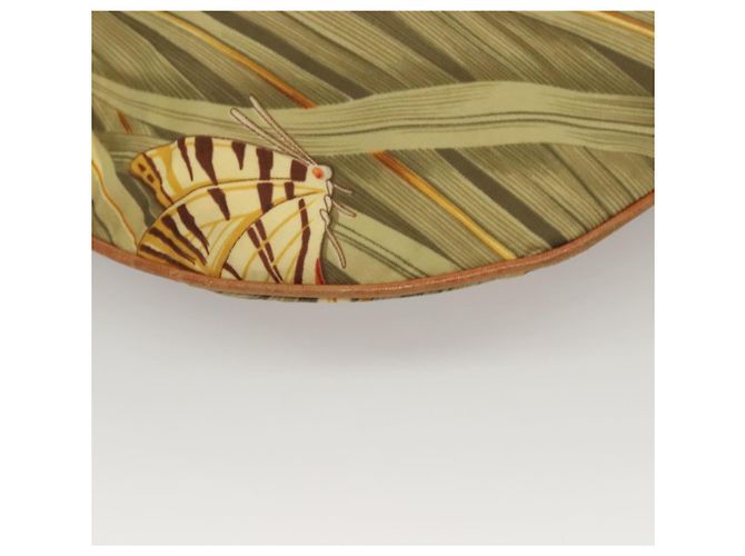 Borsa a Spalla Salvatore Ferragamo Nylon Verde Oro Auth sw1112 D'oro - vista 9