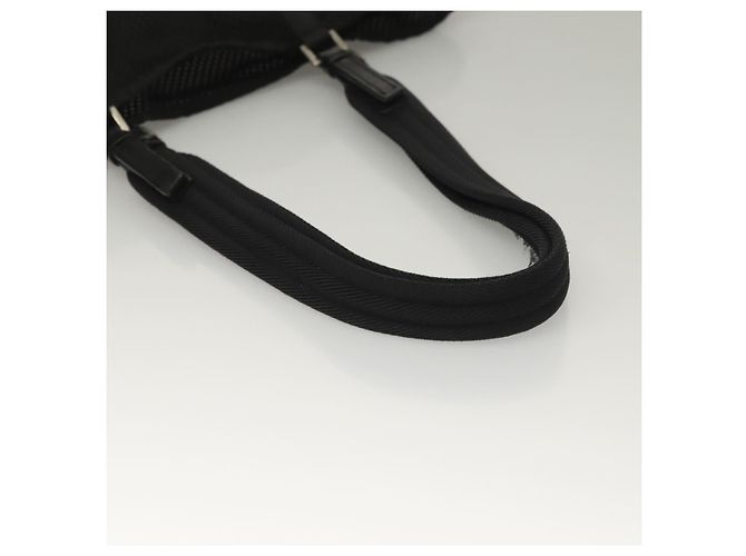 Prada Tote Bag aus schwarzem Nylon mit Silber authentisch bs28227 - Ansicht 7