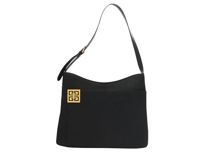 Borsa a Spalla GIVENCHY in Tela Nera e Oro Auth yk19066 Nero D'oro - vista 13
