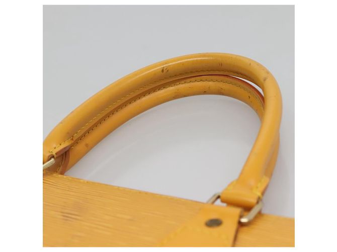 LOUIS VUITTON Borsa Sac Plat Epi Gialla M52079 LV Auth 135876 Giallo - vista 14