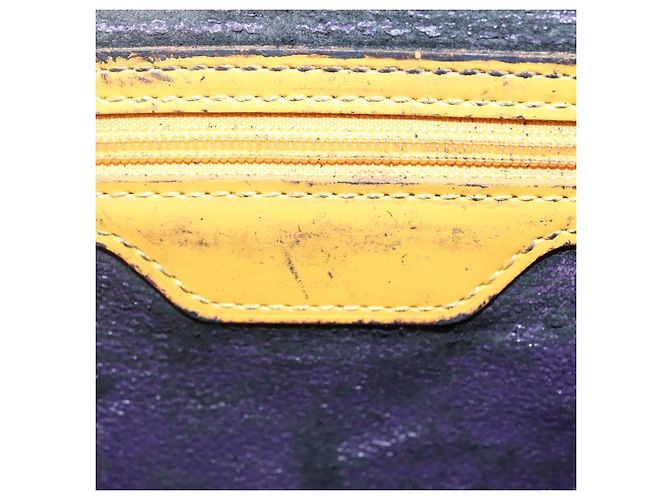 LOUIS VUITTON Borsa Sac Plat Epi Gialla M52079 LV Auth 135876 Giallo - vista 18