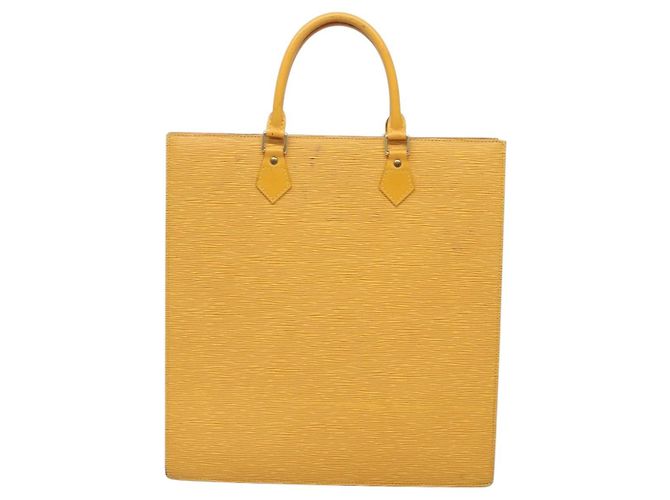 LOUIS VUITTON Borsa Sac Plat Epi Gialla M52079 LV Auth 135876 Giallo - vista 2