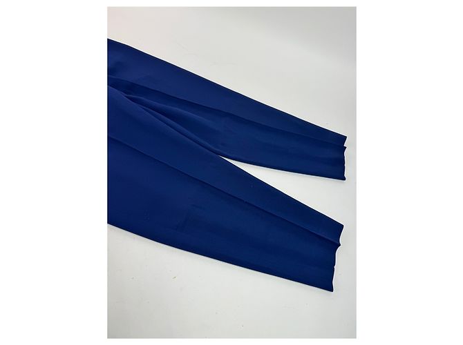 Vintage Dior Wool Pants Navy M Blue - view 12