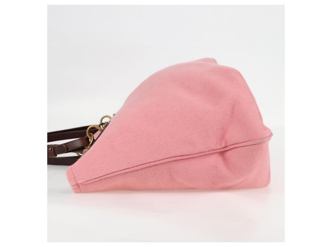 Autre Marque Borsa Tote in tela rosa e oro Auth bs28112 di BOTTEGA VENETA D'oro - vista 3