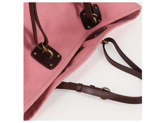 Autre Marque Borsa Tote in tela rosa e oro Auth bs28112 di BOTTEGA VENETA D'oro - vista 6