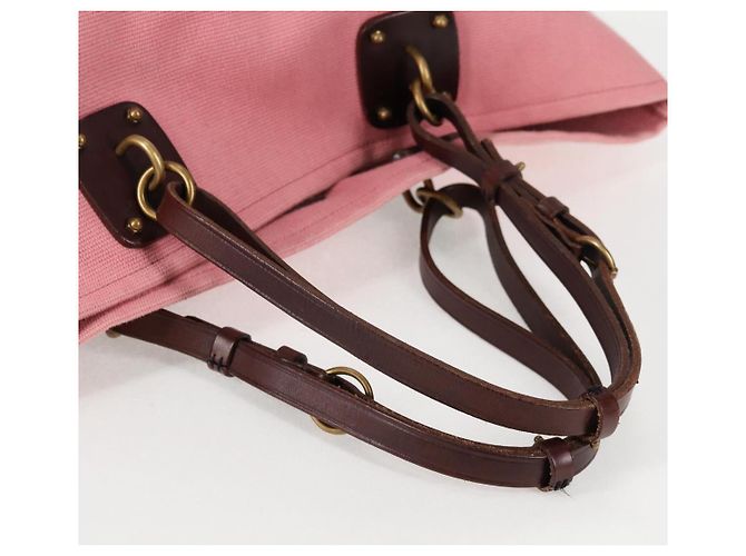 Autre Marque Borsa Tote in tela rosa e oro Auth bs28112 di BOTTEGA VENETA D'oro - vista 7