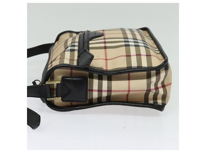 Borsa a spalla Nova Check in PVC beige Auth 133569 di BURBERRY - vista 3